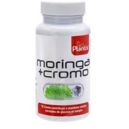 Plantis Moringa+Cromo 60 Cápsulas | Control Glucosa y Salud Cardiovascular | Metabolismo Macronutrientes