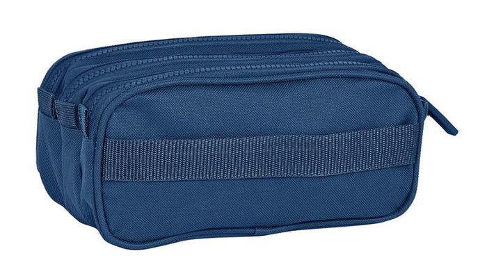 Safta Portatodo Triple Big "Marino" 21,5x10x8cm Azul Marino Safta Portatodo Triple Big "Marino" 21,5x10x8cm Azul Marino