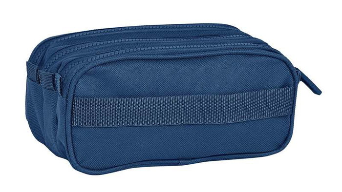 Safta Portatodo Triple Big "Marino" 21,5x10x8cm Azul Marino Safta Portatodo Triple Big "Marino" 21,5x10x8cm Azul Marino
