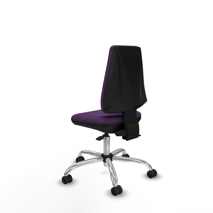 PIQUERAS Y CRESPO Silla de oficina Elche Morada con mecanismo Asincro