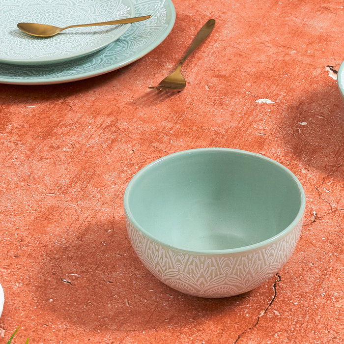 Home Deco Factory Bol Mirage 650 Ml Cerámica Verde Sahara Home Deco Factory Bol Mirage 650 Ml Cerámica Verde Sahara