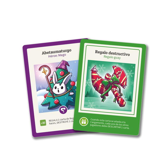 TeeTurtle TEEHTS04ES Here To Sleigh Expansión Navideña Juego de Cartas para 2-4 Jugadores (+10 años) Duración 30-60 min Español