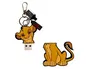Wondee The Lion King Simba Memoria USB 32GB Llavero Pendrive con Adaptador USB C