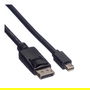 ROLINE 11445634 Cable DisplayPort a Mini DisplayPort, 1m, 2560x1600p, Macho a Macho
