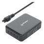 MANHATTAN Estación de carga GaN USB Power Delivery 240 W 4 puertos USB-C