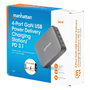 MANHATTAN Estación de carga GaN USB Power Delivery 240 W 4 puertos USB-C