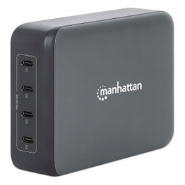 MANHATTAN Estación de carga USB Power Delivery de 240W con 4 puertos GaN