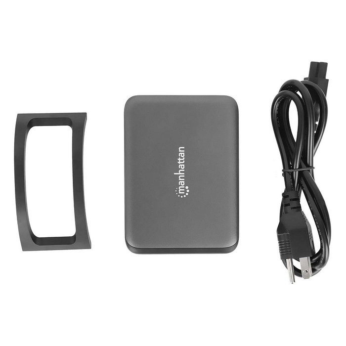 MANHATTAN Estación de carga GaN USB Power Delivery 240 W 4 puertos USB-C MANHATTAN Estación de carga GaN USB Power Delivery 240 W 4 puertos USB-C