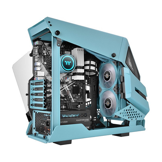 Thermaltake TOUGHLIQUID 240 ARGB Sync All-In-One Liquid Cooler Turquesa