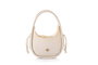 Lucky Bees Bolso de Hombro Crema en Cuero de Polivinilo Elegante y Versátil
