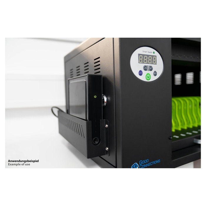 GoodConnections ANTARES PRO T10C Armario de carga para 10 dispositivos hasta 11 pulgadas con USB-C y desinfección UV-C