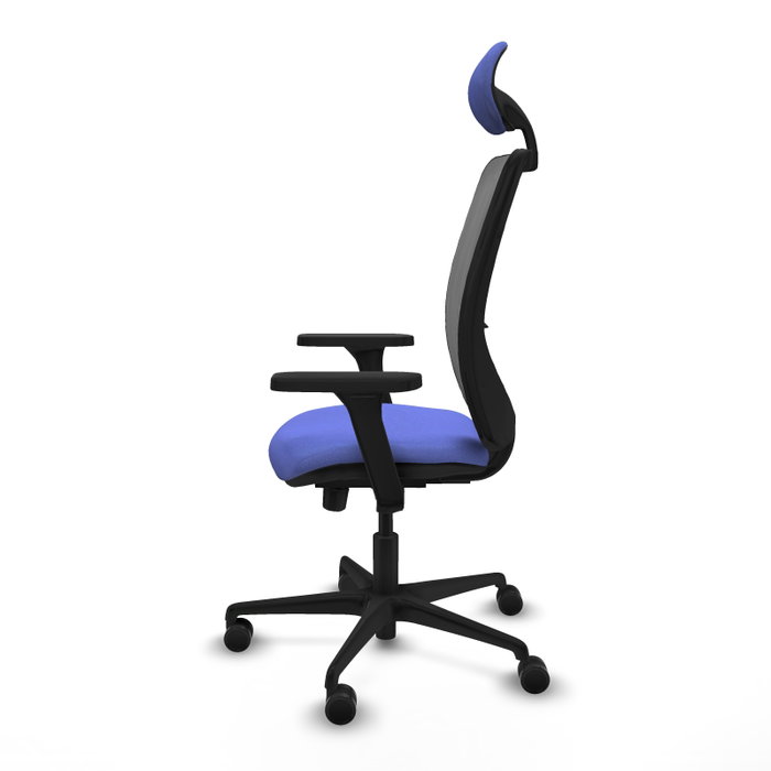 PIQUERAS Y CRESPO Silla de oficina Zulema con mecanismo Sincro/Traslack, Azul claro y Gris PIQUERAS Y CRESPO Silla de oficina Zulema con mecanismo Sincro/Traslack, Azul claro y Gris