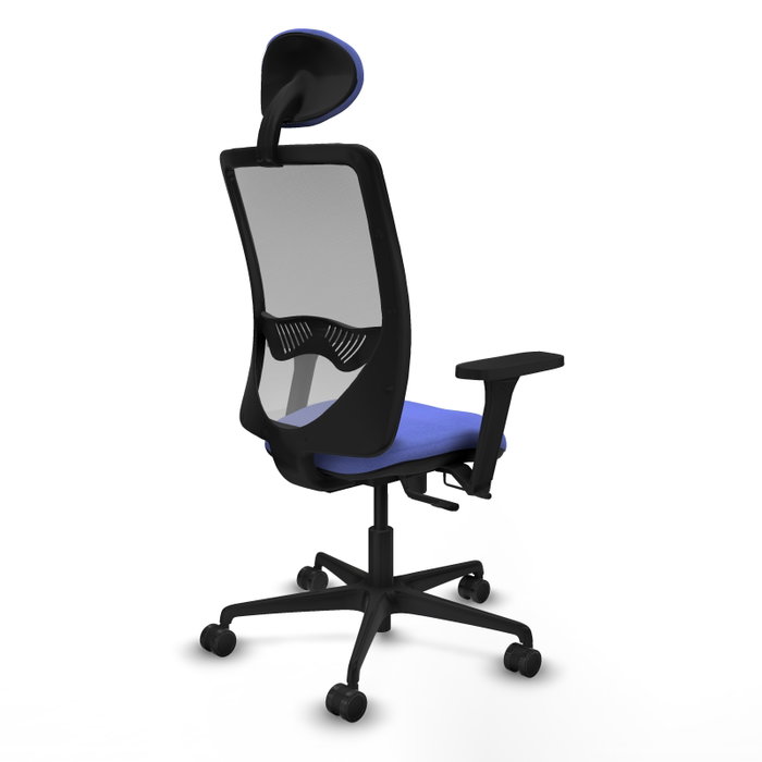 PIQUERAS Y CRESPO Silla de oficina Zulema con mecanismo Sincro/Traslack, Azul claro y Gris PIQUERAS Y CRESPO Silla de oficina Zulema con mecanismo Sincro/Traslack, Azul claro y Gris
