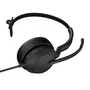 Jabra Evolve2 50 Auriculares Diadema para Oficina y Llamadas, Cancelación Activa de Ruido (ANC), Conectividad Dual USB/Bluetooth, Negro