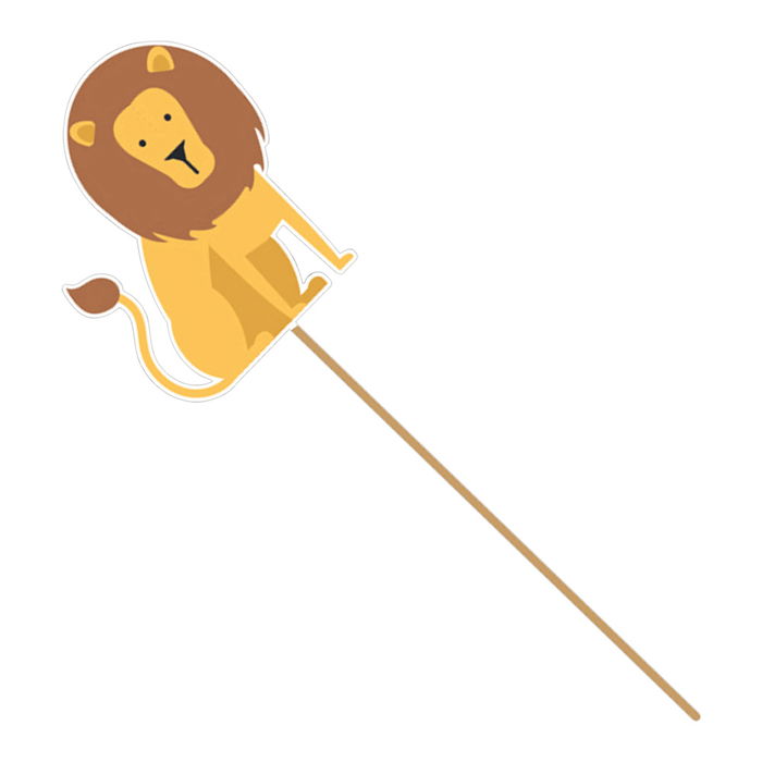 Party Time Juego de 4 Decoraciones para Tarta Animales de la Sabana Party Time Juego de 4 Decoraciones para Tarta Animales de la Sabana