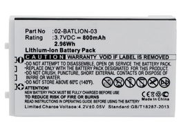 CoreParts Batería para Opticon Scanner 2.96Wh Li-ion 3.7V 800mAh Blanca, OPL-7724