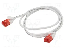 GOOBAY Patch Cord Cat 6 U/UTP RJ45 1m Blanco