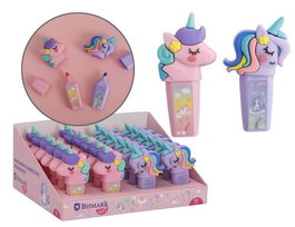 POESSA Set de 24 Marcadores Fluorescentes Unicornios