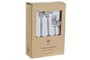DKD Home Decor Juego de cubertería Chic de 20 piezas en acero inoxidable plateado