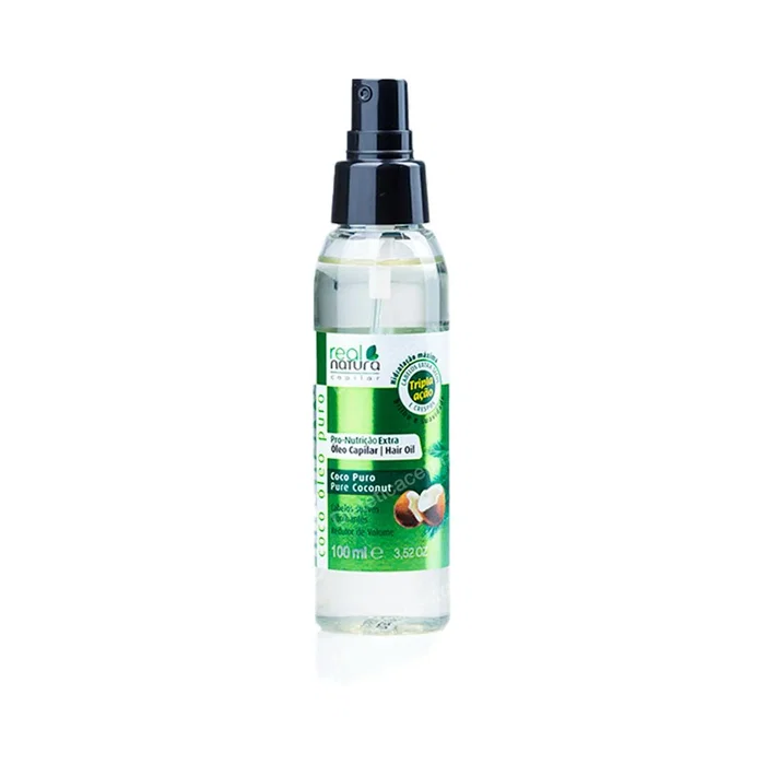 Real Natura Óleo Capilar Pro-Nutrição Extra Coco Puro 100ml Real Natura Óleo Capilar Pro-Nutrição Extra Coco Puro 100ml