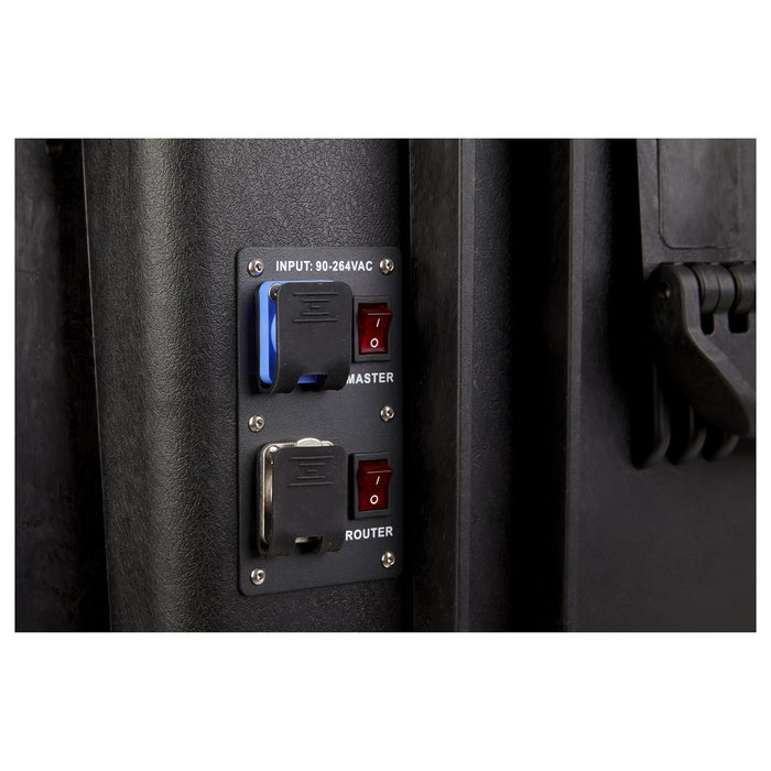 DEQSTER KT16C-PD Estación de Carga 16 en 1 con USB-C PD, Negro/Naranja