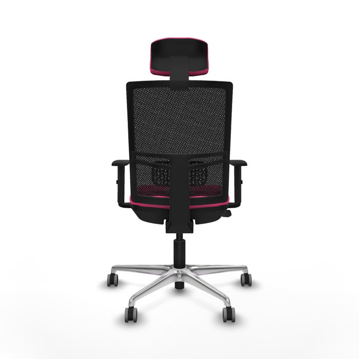 PIQUERAS Y CRESPO Silla de oficina Yunquera Rosa con mecanismo Sincro/Traslack PIQUERAS Y CRESPO Silla de oficina Yunquera Rosa con mecanismo Sincro/Traslack
