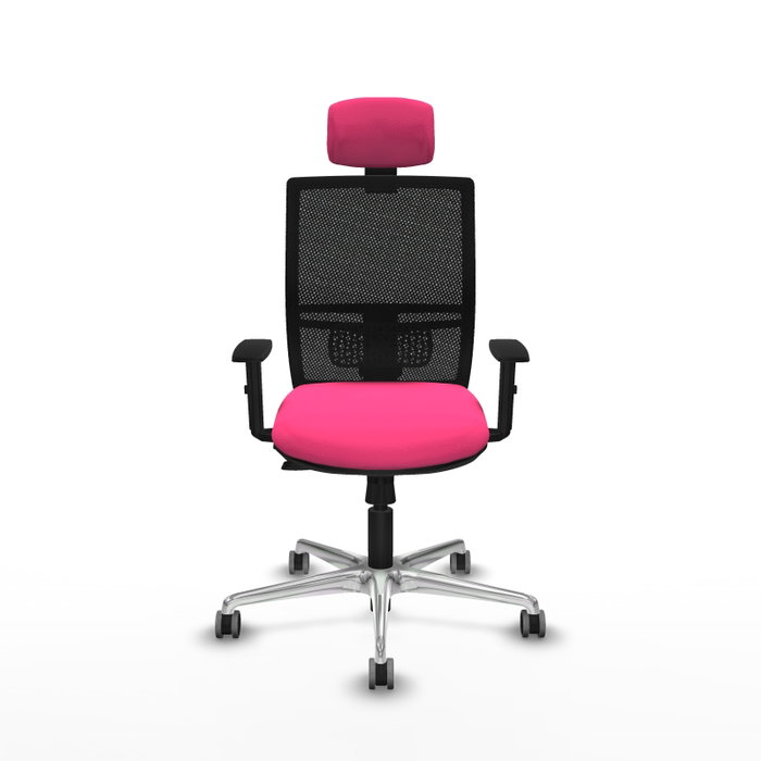 PIQUERAS Y CRESPO Silla de oficina Yunquera Rosa con mecanismo Sincro/Traslack PIQUERAS Y CRESPO Silla de oficina Yunquera Rosa con mecanismo Sincro/Traslack