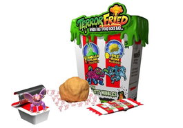 Bandai Terror Fried Mordisco Asqueroso Juguete con 2 Figuras Sorpresa y Bolsa de Salsa Slime Apestosa - Modelos Surtidos