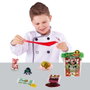 Bandai Terror Fried Mordisco Asqueroso Juguete con 2 Figuras Sorpresa y Bolsa de Salsa Slime Apestosa - Modelos Surtidos