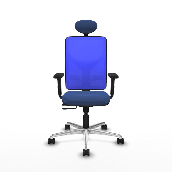 PIQUERAS Y CRESPO Silla de oficina Motilla Azul marino con mecanismo Sincro/Traslack PIQUERAS Y CRESPO Silla de oficina Motilla Azul marino con mecanismo Sincro/Traslack