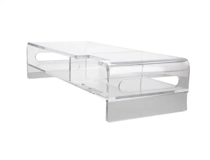 Q-connect Soporte para monitor de metacrilato 508x203x114 mm