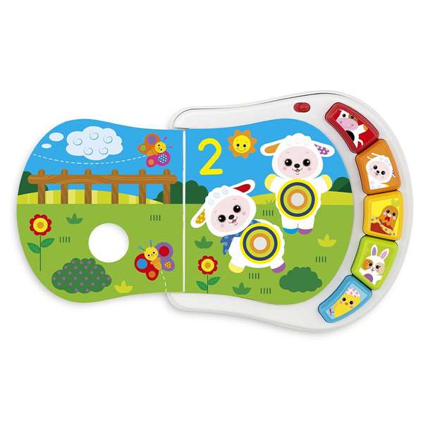Chicco 00009778000000 Libro De Los Animales De La Granja Interactivo para Bebés con Sonidos