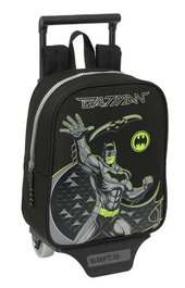 Mochila Escolar con Ruedas Batman Game over Negro 22 x 27 x 10 cm