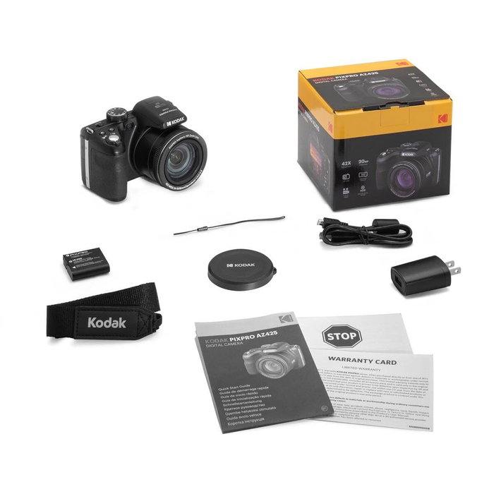 Kodak PIXPRO Astro Zoom AZ425 20MP Zoom Óptico 42x Negra Kodak PIXPRO Astro Zoom AZ425 20MP Zoom Óptico 42x Negra