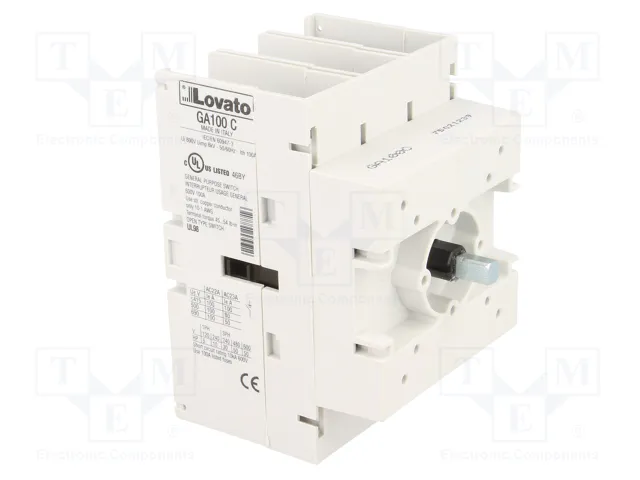 LOVATO ELECTRIC Interruptor de aislamiento GA100C 3 polos 100A