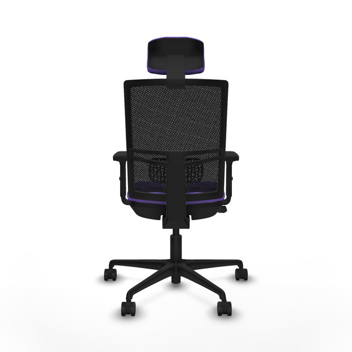 PIQUERAS Y CRESPO Silla de oficina Yunquera con mecanismo Sincro/Traslack, Lila y Negro PIQUERAS Y CRESPO Silla de oficina Yunquera con mecanismo Sincro/Traslack, Lila y Negro
