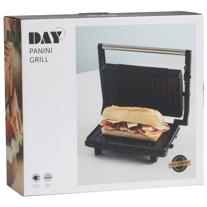 Day Sandwichera Plancha 1000W Antiadherente para Bocadillos
