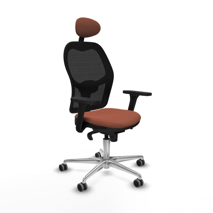 PIQUERAS Y CRESPO Silla de oficina Jorquera Marrón y Negro PIQUERAS Y CRESPO Silla de oficina Jorquera Marrón y Negro
