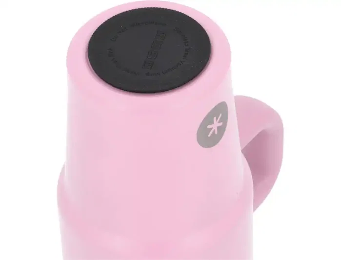 Antartik Taza térmica Pulse con asa y pajita, Rosa, 570 ml Antartik Taza térmica Pulse con asa y pajita, Rosa, 570 ml