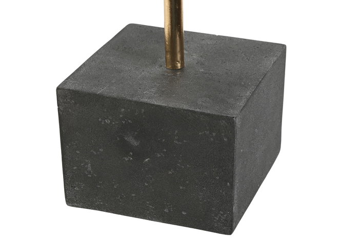 DKD Home Decor Figura Resina Hipo Dorado y Negro