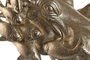 DKD Home Decor Figura Resina Hipo Dorado y Negro