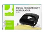 Q-connect Taladrador KF14217 negro capacidad 20 hojas