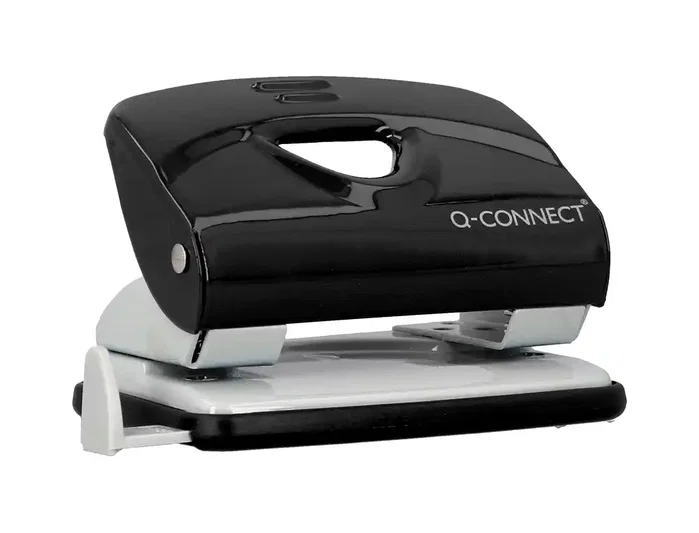 Q-connect Taladrador KF14217 negro capacidad 20 hojas