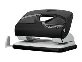 Q-connect Taladrador KF14217 negro capacidad 20 hojas