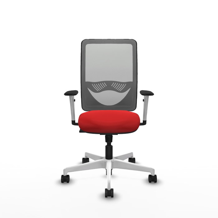 PIQUERAS Y CRESPO Silla de oficina Zulema con Mecanismo Sincro, Rojo y Gris PIQUERAS Y CRESPO Silla de oficina Zulema con Mecanismo Sincro, Rojo y Gris