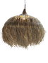 DKD Home Decor Lámpara Techo Balines Lamps 2c 24 Fibras Naturales 45 x 95 x 75 cm Natural