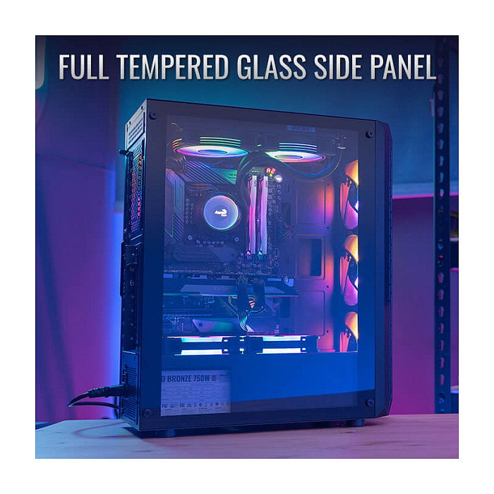 Aerocool Beam-G-BK-V1 Mini Tower Negro