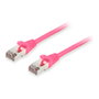 EQUIP Patchkabel Cat6a S/FTP 2xRJ45 1.50m Rosa