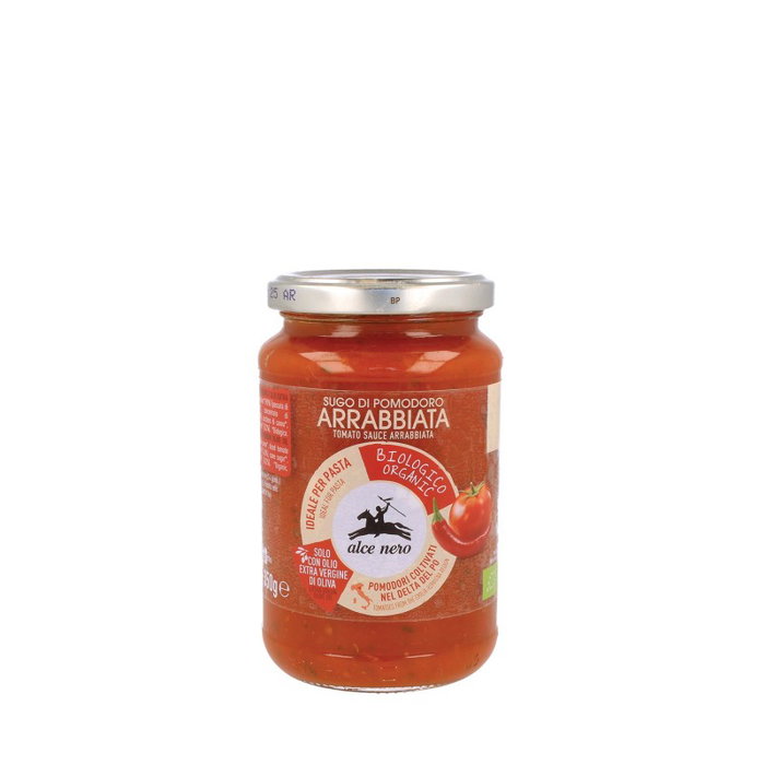 ALCE NERO Salsa Tomate Arrabiata Bio 350gr ALCE NERO Salsa Tomate Arrabiata Bio 350gr