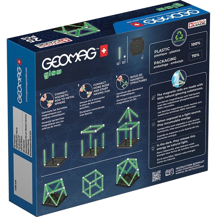 Geomag Ecofriendly 25 uds Glow
